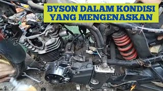 Byson turun mesin  korter blok ORI over size  ganti stang seher Byson  Byson ngebul [upl. by Gerhardt53]