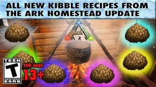 How to Make New Kibble on Ark All New Kibble Recipes from the Ark Homestead Update [upl. by Anahcar]