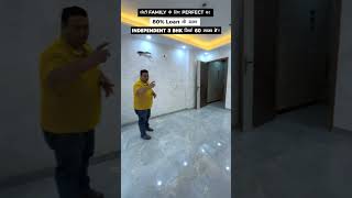 80 Loan Ke Saath Independent 3BHK Flat In South Delhi realestate property home viral reels [upl. by Knorring]