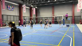 ASB BOBCATS VS MUIDS Varsity boys volleyball [upl. by Akamahs]