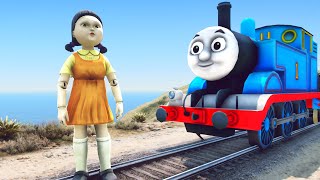 SQUID GAME MEETS THOMAS THE TRAIN [upl. by Hodess731]