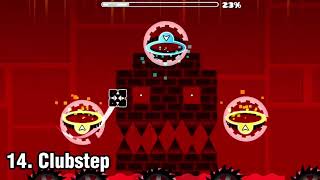 1 Swag Route in All the 22 Main Levels of Geometry Dash [upl. by Abagail]