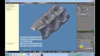 Orthodontic Movement in Blender [upl. by Tekla]