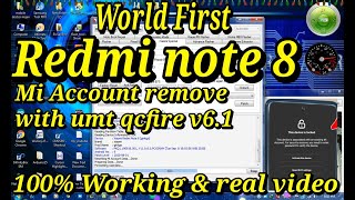 Redmi note 8  Mi Account  Frp Remove  Umt Qcfire v61 MOBILE DOCTOR MIJANUR [upl. by Bobbette]