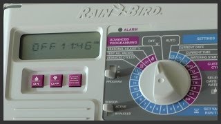 Using the seasonal adjust feature on a sprinkler timer [upl. by Ylas422]