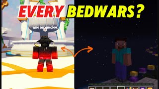 Playing EVERY BEDWARS GAME Minecraft Bedwars [upl. by Onimixam685]