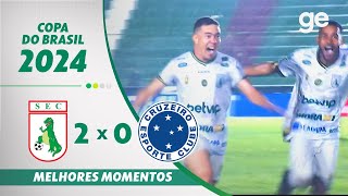 SOUSAPB 2 X 0 CRUZEIRO  MELHORES MOMENTOS  COPA DO BRASIL  geglobo [upl. by Matthus]