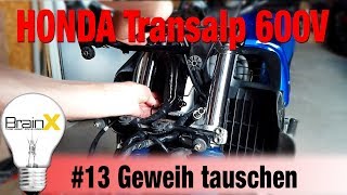 13 Honda Transalp 600V Geweih und Tacho montieren [upl. by Shanna250]