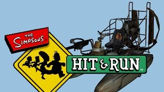 The Simpsons Hit amp Run  HalfLife 2 Airboat Mod [upl. by Hildegaard802]