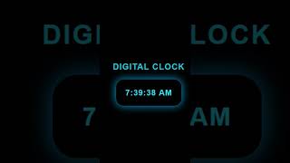 Digital Clock Using HTML CSS and JavaScript Rahul ka coding css html javascript [upl. by Oicelem823]