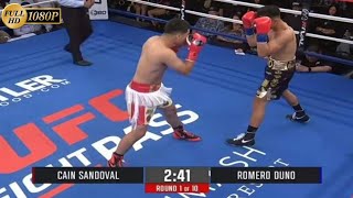 Romero Duno vs Cain Sandoval Fullfight Highlights 2024 DUNO VS SANDOVAL Sept 1 2024 HIGHLIGHTS [upl. by Ssecnirp]