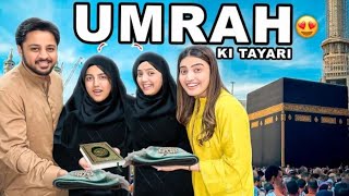 FATIMA amp ZAINAB KY FIRST UMRAH KI TAYARI 😍 Sab Ko Mubarak Dy De Aur Areeb Ki Sulah Hogai❤️Papa say [upl. by Broadbent]