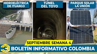 Noticias de Infraestructura de la Actualidad de Colombia  4° Semana Septiembre [upl. by Hgielah]