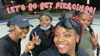 vlog getting piercings with my friends [upl. by Zohar]