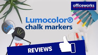 How to Use Staedtler Lumocolor Liquid Chalk Markers [upl. by Ledba158]