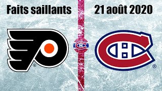 Flyers vs Canadiens  Faits saillants  Match 6  21 août 2020 [upl. by Gnim]