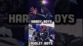 Hardy Boyz VS Dudley Boyz Who is Better wwe shorts wrestling [upl. by Naaitsirhc726]