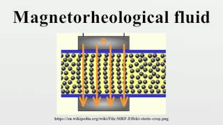 Magnetorheological fluid [upl. by Nido]