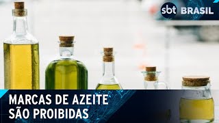 Ministério da Agricultura proíbe 12 marcas de azeite impróprias para consumo  SBT Brasil 261024 [upl. by Tome40]