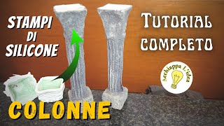 Capitelli per colonne con stampi di silicone fai da te 💪 tutorial per Presepe [upl. by Masry]