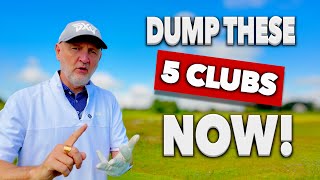 DUMP these 5 CLUBS to play better golf [upl. by Quar]