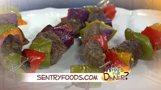 Whats for Dinner  Grilled Sirloin Steak Kabobs [upl. by Mahtal]