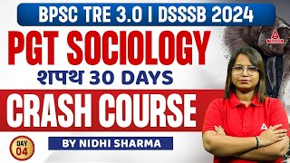 BPSCDSSSB PGT Sociology Crash Course 4  Sociology By Nidhi Sharma [upl. by Suzette]