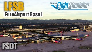 LFSB EuroAirport Basel Mulhouse Freiburg  European Series  Microsoft Flight Simulator [upl. by Okir354]