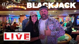 🔴 LIVE BLACKJACK at El Cortez  Jackpot Slot Spot [upl. by Kirch]