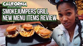 New Menu Items at Smokejumpers Grill at Disney California Adventure [upl. by Abbi784]