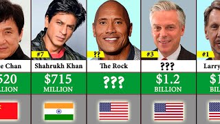 Comparison 50 Richest Actors 2022 [upl. by Octave569]