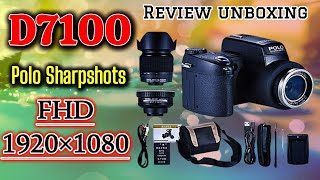 Polo D7100 Sharpshots Zoomable Digital Camera  unboxing  Haider studio [upl. by Anehs]