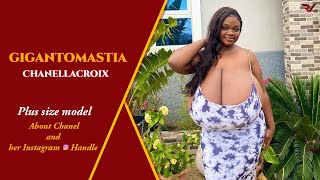 Gigantomastia  Try on Haul Transparent Chanellacroix Shows Plus Size Curvy Looks [upl. by Meehar]