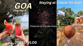 DIWALI VLOG 2022  Staying at Cidade De Goa by Taj in north Goa [upl. by Einohpets743]