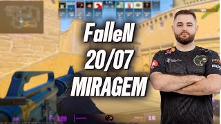 CS2 POV  FalleN  207  Faceit Ranked Mirage [upl. by Duax5]