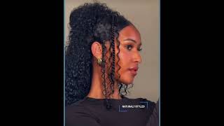 BEAUTIFUL NATURAL HAIRSTYLES hairstyles [upl. by Ydarg]