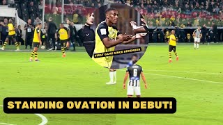 Anthony Martial Warmly Welcomed By AEK Athens Fans in His Debut [upl. by Micro]