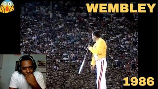 Queen Live at Wembley Stadium 1986 REACTION [upl. by Annair683]