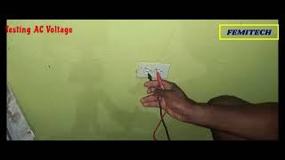 Test AC Voltage With ANENG Multimeter [upl. by Jillayne]