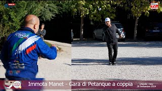 Manuwebtit LAQUILA Immota Manet Gara di Petanque a coppia 2024 [upl. by Yrak]