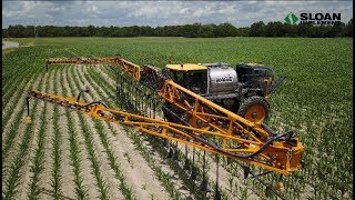 Hagie STS12 Sprayer Demo with Y Drops [upl. by Khudari591]