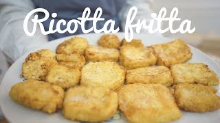 Ricotta fritta dolce pugliese  Il dolce della nonna in 5 minuti [upl. by Baxie622]