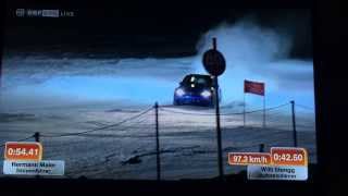 Herman Maier vs Subaru Impreza Wetten Dass 25012014 [upl. by Max]