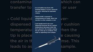 There are various situations where a positive displacement pipette is the best option [upl. by Lemuelah]