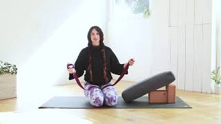 How To Use Our AligN Yoga Strap [upl. by Tildie]