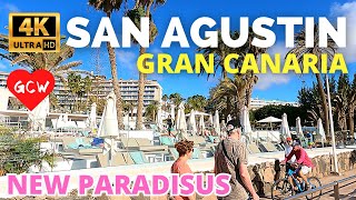 SAN AGUSTIN Gran Canaria February 2024 🔴 Corallium Beach Hotel to Paradisus Gran Canaria Hotel [upl. by Eleik]