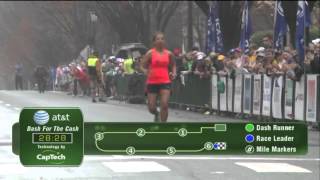 VIDEO College student wins Ukrops Monument Ave 10K [upl. by Hillell]