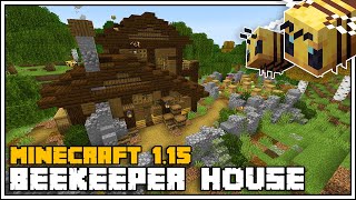 How to Build a Beekeeper House in Minecraft 115 Minecraft House Tutorial [upl. by Marou]