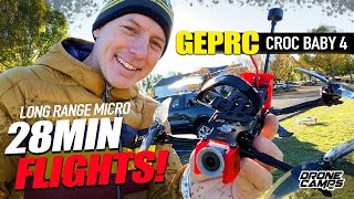 LEADER OF THE PACK  Geprc Crocodile Baby 4  FULL REVIEW amp FLIGHTS ğŸ†ğŸ [upl. by Aurelio]