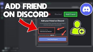 How to Add a Friend on Discord  Quick Tutorial 2024 [upl. by Nagam]